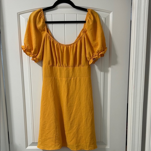 BeBop Yellow Mini Dress - Picture 1 of 3